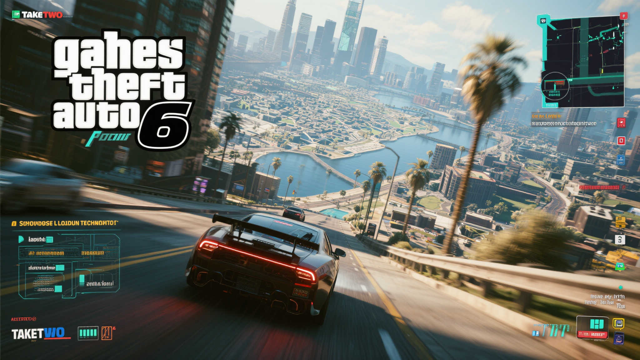 GTA6母公司申请多重专利:打造超真实物理与无缝加载体验! GTA6母公司申请多重专利:打造超真实物理与无缝加载体验!