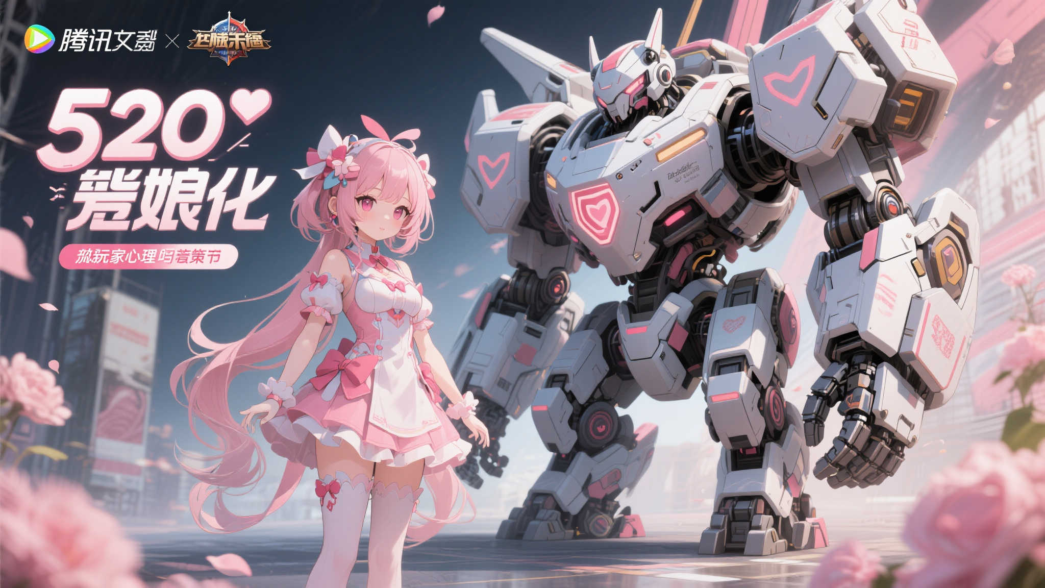 腾讯3A力作520创意玩法：机械巨兽“甜妹化”惊艳亮相！