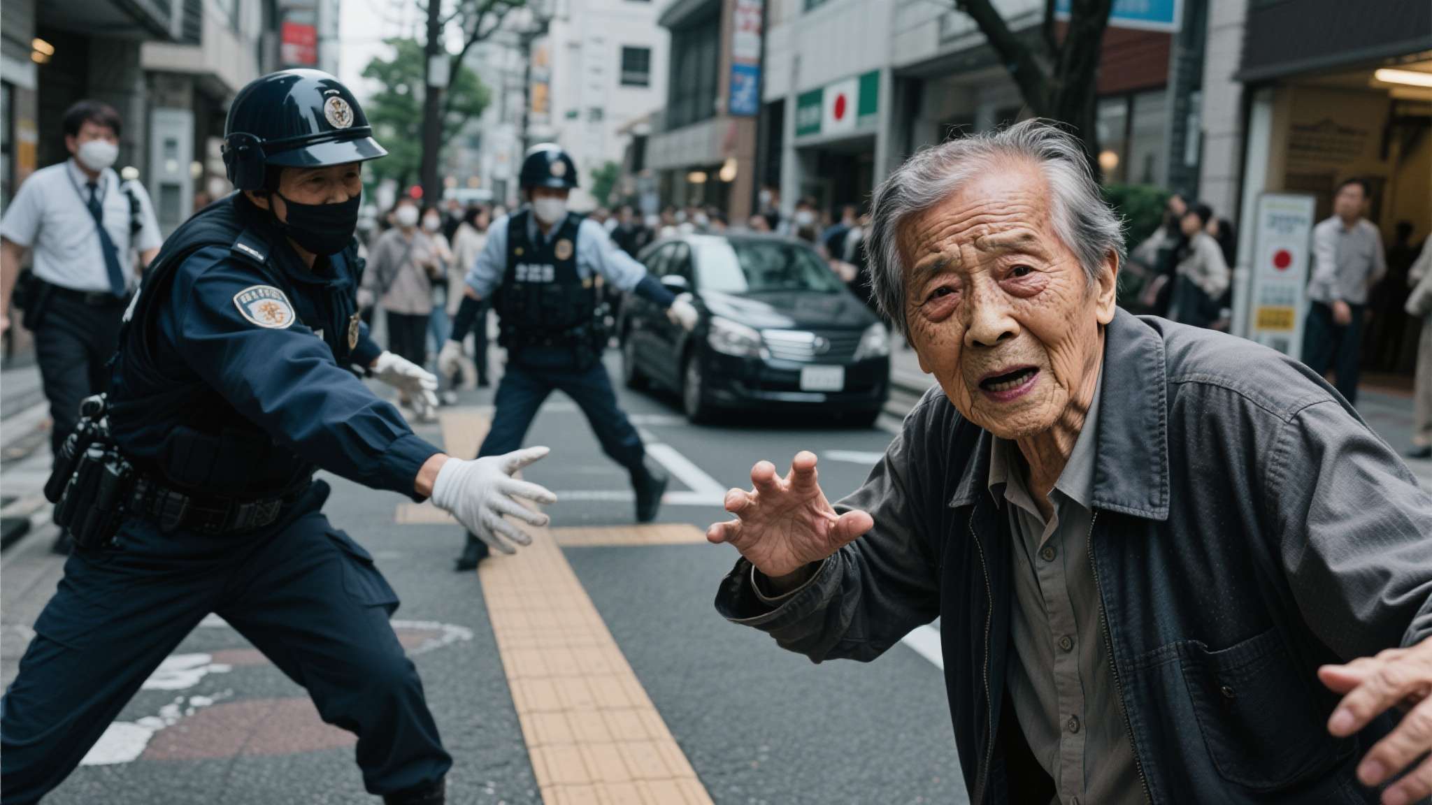 这难道是现实版生化危机？日本老翁当街咬人后离奇死亡